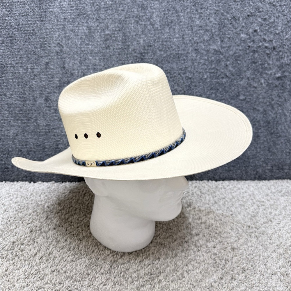 Resistol self conforming 8X shantung Panama cowboy hat George strait 7-1/8 L